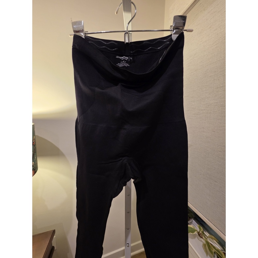 NWOT Shapermint Essentials Black High Waisted Shaping Leggings Large Shape wear‎